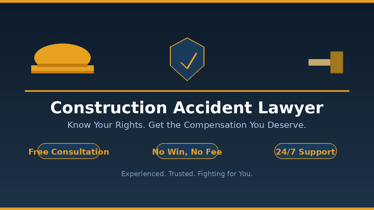 Construction accident lawyer consultation – know your rights and get the compensation you deserve
